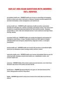 NUR 227 HESI EXAM QUESTIONS WITH ANSWERS 100&percnt; VERIFIED 