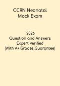 CCRN Neonatal Mock Exam PDF &vert; Practice Questions & Certification Prep 2026