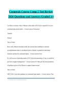 Corporals Course Comp 2 Test Review 2026 Questions and Answers Graded A&plus;