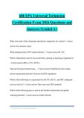 608 EPA Universal Technician Certification Exam 2026 Questions and Answers Graded A&plus;