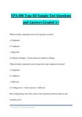 EPA 608 CERTIFICATION BUNDLED TESTS 2026 Questions and Answers Graded A &plus;