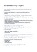Financial Planning Chapter 5&period; Questions and Answers 100&percnt; Correct