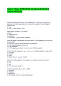 CMAC FINAL PRACTICE EXAM QUESTIONS AND ANSWERS
