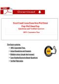 EXCEL CRASH COURSE EXAM 2026 LATEST VERSION FROM WALL STREET QUESTIONS AND 100&percnt; CORRECT ANSWERS &lpar;BRAND NEW&excl;&excl;&rpar;&sol;WSP EXCEL CRASH COURSE