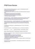FPQP Exam Review Questions and Answers 2026