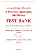 Test Bank &ndash; Assessment in Special Education&colon; A Practical Approach&comma; 6th Edition &ndash; Roger A&period; Pierangelo & George A&period; Giuliani &ndash; ISBN 9780137545544 &lpar;Chapters 1&ndash;22 Covered&rpar;