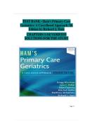 Ham&rsquo;s Primary Care Geriatrics&colon; A Case-Based Approach &ndash; 7th Edition by Richard J&period; Ham &vert; Verified Test Bank with Solutions isbn&colon;9780323721684