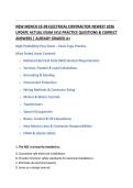 NEW MEXICO EE-98 ELECTRICAL CONTRACTOR NEWEST 2026  UPDATE ACTUAL EXAM SYLE PRACTICE QUESTIONS & CORRECT  ANSWERS &vert; ALREADY GRADED A&plus;