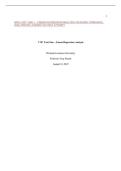 WGU C207 TASK 1 - LINEAR REGRESSION ANALYSIS ON NURSE TURNOVER &vert; 2026 UPDATE &vert; PASSED ON FIRST ATTEMPT