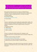 NSG 3130 Exam 2 Fundamental Concepts and Skills for  Nursing Practice II 2026-2027 Latest Practice Test with  100&plus; Questions and Correct Answers&sol; NSG 3130 Exam 2 