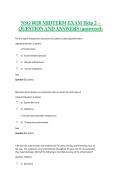 NSG 6020 Midterm Exam Bundle 2026