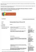 NURSING BS 103&vert; Shadow Health Change Management and Patient Advocacy&vert; Update RATED A&plus; &vert; 2026 &vert; Chamberlain College of Nursing
