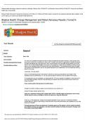 NURSING BS 103&vert; Shadow Health Change Management and Patient Advocacy 2&vert; Update RATED A&plus; &vert; 2026 &vert; Chamberlain College of Nursing