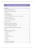 Samenvatting De psychologie van werk en organisaties -  Arbeids- en organisatiepsychologie &lpar;000715&rpar;