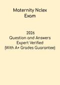 Maternity NCLEX Exam PDF &vert; Nursing Study Guide & Practice Questions 2026