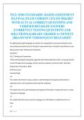 WGU D184 STANDARDS -BASED ASSESSMENT  OA FINAL EXAM VERSION 3 EXAM 2026&sol;2027  WITH ACTUAL CORRECT QUESTIONS AND  VERIFIED DETAILED ANSWERS  &vert;CURRENTLY TESTING QUESTIONS AND  SOLUTIONS&vert;ALREADY GRADED A&plus;&vert;NEWEST  &vert;BRAND NEW VERSION&vert;JUST RELEASED&excl;&excl; 