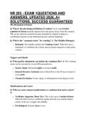 NR 283 - EXAM 1QUESTIONS AND ANSWERS&comma; UPDATED 2026&comma; A&plus; SOLUTIONS&comma; SUCCESS GUARANTEED