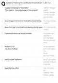 Adobe CC Premiere Pro Certification &sol; Practice Exam 12-29-17&lowbar;4 &sol; 2026 ACP Prep &sol; Study Guide &sol; Score 100&percnt;