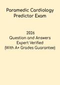 Paramedic Cardiology Predictor Exam PDF &vert; Study Guide & Practice Questions 2026