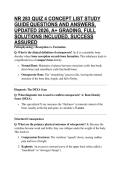 NR 283 QUIZ 4 CONCEPT LIST STUDY GUIDE QUESTIONS AND ANSWERS&comma; UPDATED 2026&comma; A&plus; GRADING&comma; FULL SOLUTIONS INCLUDED&comma; SUCCESS ASSURED