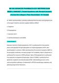 NR 546 ADVANCED PHARMACOLOGY MIDTERM EXAM WEEK 4 2026&sol;2027 &vert; Tested Questions with Revised Answers &vert; Across the Lifespan &vert; Pass Guaranteed - A&plus; Graded