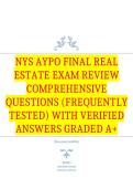 AYPO Promulgated Contracts Final Exam Comprehensive Questions &lpar;Frequently Tested&rpar; with Verified Answers Graded A&plus;