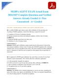 MLBPA AGENT EXAM Actual Exam 2026&sol;2027 Complete Questions and Verified Answers Already Graded A&plus; Pass Guaranteed - A&plus; Graded