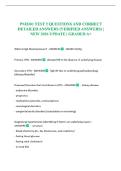 PNH301 TEST 2 QUESTIONS AND CORRECT DETAILED ANSWERS &lpar;VERIFIED ANSWERS&rpar; &vert; NEW 2026 UPDATE &vert; GRADED A&plus;