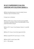 NR 601 COMPREHENSIVE EXAM 2026 QUESTIONS WITH SOLUTIONS GRADED A&plus;