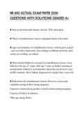 NR 602 ACTUAL EXAM PAPER 2026 QUESTIONS WITH SOLUTIONS GRADED A&plus;