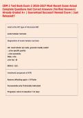 CDM 2 Test Bank Exam 2 2026-2027 Most Recent Exam Actual  Complete Questions And Correct Answers &lpar;Verified Answers&rpar;  Already Graded A&plus; &vert; Guaranteed Success&excl;&excl; Newest Exam &vert; Just  Released&excl;&excl; 