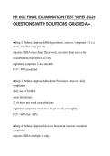 NR 602 FINAL EXAMINATION TEST PAPER 2026 QUESTIONS WITH SOLUTIONS GRADED A&plus;