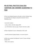 NR 602 FINAL PRACTICE EXAM 2026 QUESTIONS AND ANSWERS GUARANTEED TO PASS