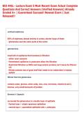 BIO 446L - Lecture Exam 5 Most Recent Exam Actual Complete  Questions And Correct Answers &lpar;Verified Answers&rpar; Already  Graded A&plus; &vert; Guaranteed Success&excl;&excl; Newest Exam &vert; Just  Released&excl;&excl;   