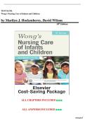Test Bank for Wong's Nursing Care of Infants and Children 10th Latest Edition&period;