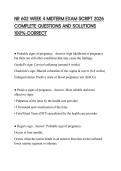 NR 602 WEEK 4 MIDTERM EXAM SCRIPT 2026 COMPLETE QUESTIONS AND SOLUTIONS 100&percnt; CORRECT