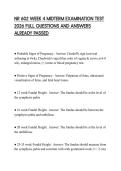 NR 602 WEEK 4 MIDTERM EXAMINATION TEST 2026 FULL QUESTIONS AND ANSWERS ALREADY PASSED
