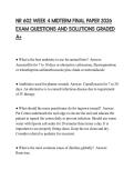 NR 602 WEEK 4 MIDTERM FINAL PAPER 2026 EXAM QUESTIONS AND SOLUTIONS GRADED A&plus;