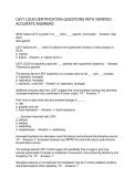 LSVT LOUD CERTIFICATION QUESTIONS WITH VERIFIED ACCURATE ANSWERS