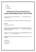 CSLB Concrete C8 License Practice Test &num;2 Questions With Explained Answers &sol; 100&percnt; Verified