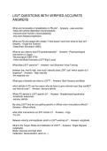 LSVT QUESTIONS WITH VERIFIED ACCURATE ANSWERS