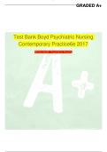 Test Bank for Psychiatric Nursing Contemporary Practice 6th Edition&period; Updated Latest 2025&ndash;2026 Complete Exam Preparation and Study Resource&period; Comprehensive Chapter-by-Chapter Questions&comma; Answers and Rationales for Academic and NCLEX Success&period;