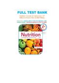 Test Bank for Nutrition&colon; Concepts and Controversies&comma; 16th Edition by Frances Sizer&comma; Ellie Whitney & Leonard Pich&eacute; &vert; Complete 2026 Update