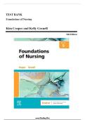 Fundamentals of Nursing Test Bank