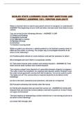 MCOLES STATE LICENSING EXAM PREP QUESTIONS AND CORRECT ANSWERS 100&percnt; VERIFIED 2026-2027&excl;&excl;