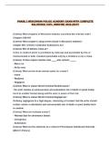 PHASE 3 WISCONSIN POLICE ACADEMY EXAM WITH COMPLETE SOLUTIONS 100&percnt; VERIFIED 2026-2027&excl;&excl;