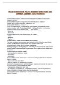 PHASE 3 WISCONSIN POLICE ACADEMY QUESTIONS AND CORRECT ANSWERS 100&percnt; VERIFIED&excl;&excl;