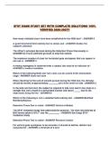 SFST EXAM STUDY SET WITH COMPLETE SOLUTIONS 100&percnt; VERIFIED 2026-2027&excl;&excl;