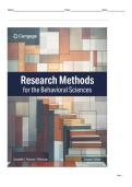 TEST BANK FOR Research Methods for the Behavioral Sciences 7th Edition by Frederick J Gravetter&semi; Lori-Ann B&period; Forzano ISBN&colon;9798214143613 COMPLETE GUIDE ALL CHAPTERS COVERED 100&percnt; VERIFIED A&plus; GRADE ASSURED&excl;&excl;&excl;&excl;&excl;NEW LATEST UPDATE&excl;&excl;&excl;&excl;&excl;&excl;
