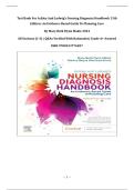 Test Bank For Ackley And Ladwig's Nursing Diagnosis Handbook 13th Edition&colon; An Evidence-Based Guide To Planning Care By Mary Beth Flynn Makic 2024&vert; All Sections &lpar;1-3&rpar; &vert; Q&As Verified With Rationales&vert; Grade A&plus; Assured &vert;ISBN 9780323776837